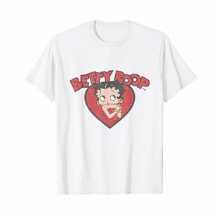 Betty Boop Love レッドドレス Tシャツの画像