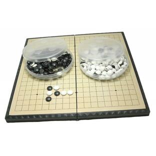 囲碁 囲碁盤 セット 折りたたみ式 ポータブル マグネット石の画像
