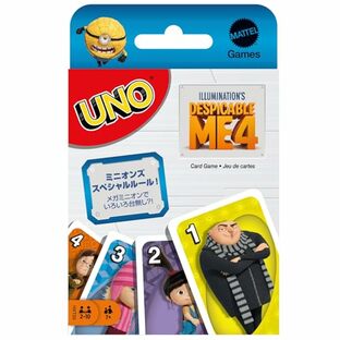 マテルゲーム(Mattel Game) ウノ(UNO) ウノ ミニオンズ カードゲーム ゲーム パーティーグッズ 2~10人用 カード112枚 7歳から イエロー HXT53の画像