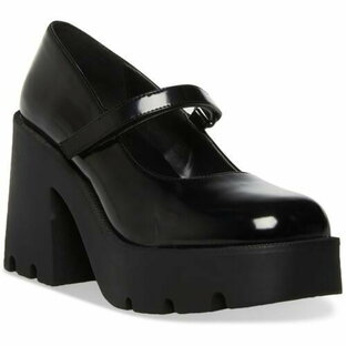 メデン Madden Girl Womens Tierra Black Mary Jane Heels Shoes 9.5 Medium (B M) レディースの画像