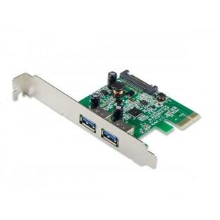 SYBA 2-port USB 3.0 PCIe x1 Revision 2.0 w/LP Bracket TypeA バルク品｜SY-PEX20124/G5WPEUSB30IO32の画像