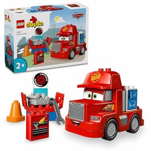レゴ(LEGO) デュプロ レース場のマック おもちゃ 玩具 プレゼント ブロック 幼児 赤ちゃん男の子 女の子 子供 2歳 3歳 4歳 5歳 マック トレーラー カーズ 車 ミニカー 乗り物 のりもの 10417の画像
