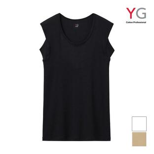 Lee GUNZE YG ワイジー NEXTRA COOL 汗取り付きクルーネックスリーブレスシャツ 綿100% グンゼ YN0319の画像