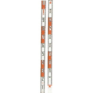 マイゾックス ＜N-110＞アルミ製標尺 ニューアルロッド スタッフ 60mm幅【N110 テープロッド 現場 工事 写真 記録用 測量器具 直角 測量機器 測量用品 通販 おすすめ 人気 価格 安い 】の画像