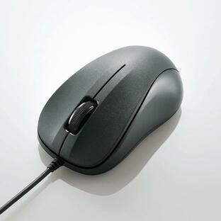 有線 光学式マウス 3ボタン Sサイズ Chromebook対応認定 マウスの基本性能をしっかり持ち、オフィスでの使用に最適: M-K5URBK/RSの画像