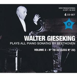 ヴァルター・ギーゼキング Walter Gieseking Plays All Piano Sonatas by Beethoven Vol.2 No.16-No.32 ANDRCD9124の画像