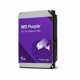 WESTERN DIGITAL｜ウェスタン デジタル WD11PURZ 内蔵HDD SATA接続 WD Purple(監視システム用)64MB [1TB /3.5インチ]の画像