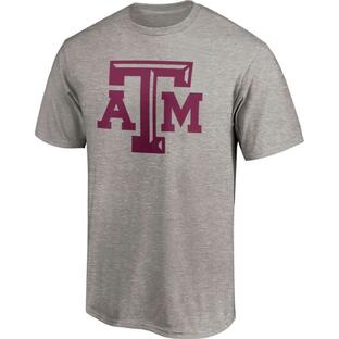 ファナティクス (Fanatics) メンズ Tシャツ トップス Ncaa Texas A&Amp;M Aggies Grey Cotton T-Shirtの画像