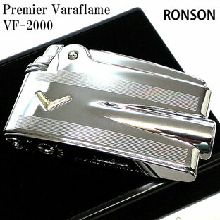RONSON ガスライター フリント式 プレミア ヴァラフレーム ロンソン クロームエンジンタン Vマーク かっこいいの画像