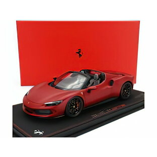 FERRARI - 296 GTS SPIDER 2022 ROSSO F1 SF75 - MATT RED /BBR 1/18ミニカーの画像