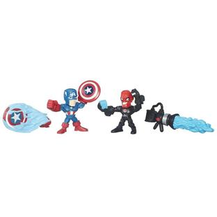 マーベル Marvel Super Hero Mashers Micro Captain America vs. Iron Skull 2ーPackの画像