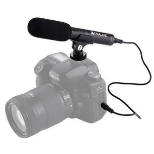 PULUZ プルーズ ビデオカメラ用 プロフェッショナル インタビューコンデンサー ビデオショットガンマイクロフォン 3.5mmオーディオケーブル付き 送料無料（DHL）の画像