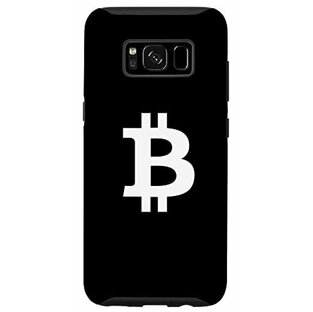 Galaxy S8 BTCロゴシンプル暗号ビットコインHODL スマホケースの画像