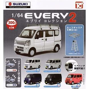 1/64 スズキ エブリイ コレクション２ 全５種 セット エブリィ 軽自動車 ミニカー ミニチュアカー SUZUKU EVERY Toyの画像