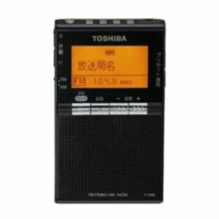 TOSHIBA ワイドFM対応 FM/AM 携帯ラジオ ブラック TY-SPR8KM[21]の画像