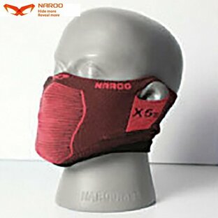 NAROO MASK ナルーマスク X5s ブラック レッド スタンダードモデルの画像