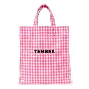トートバッグ バッグ レディース TEMBEA:ギンガムチェックペーパートートの画像