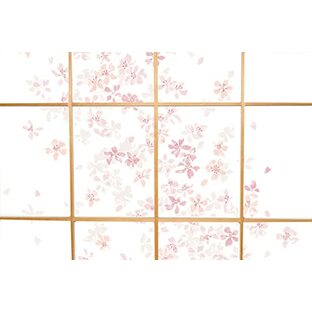 菊池襖紙工場 令和の障子紙 桜 RS001 ホワイト・ピンクの画像