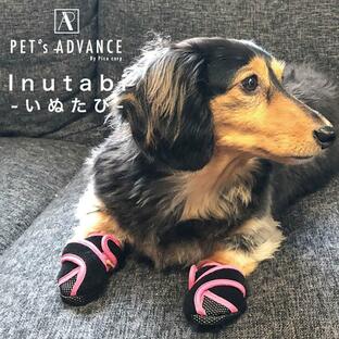 犬 靴 脱げない 履かせやすい くつ 小型 散歩 いぬたび 足袋 足袋シューズ 犬靴 足舐め対策 肉球やけど防止 汚れ防止 ドッグシューズの画像