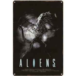 『エイリアン』Aliens 映画ポスター  アメリカ雑貨 レトロ調 メタルサイン ブリキ看板 インテリア 20x30cmの画像