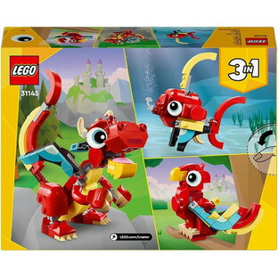 レゴ クリエイター 赤いドラゴン 31145【新品】 LEGO 知育玩具 【宅配便のみ】の画像