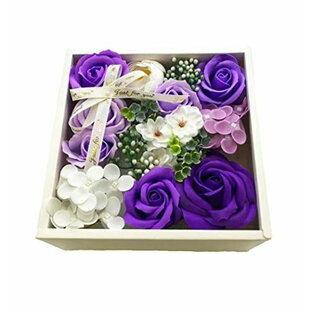 ソープフラワー バラ ボックス入り 造花 贈り物の画像