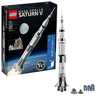 LEGO(レゴ) アイデアズ NASA アポロ サターンV 92176 宇宙モデル ロケット 子供と大人に 科学組み立てキット (1969ピース)の画像