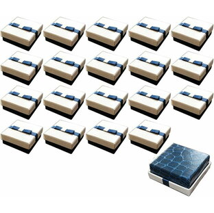 ギフトボックス ケース ラッピング プレゼント 包装 ラッピングボックス ピアス リボン アクセサリー 箱 白青 20個セット( 白青 20個セット)の画像