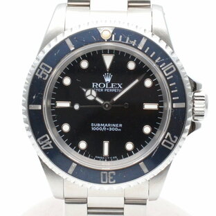 ROLEX ロレックス 14060 サブマリーナ ノンデイト N番(1991年製造) ブラック 自動巻き オートマチック 40mm 300M防水 メンズ時計 腕時計 【中古】の画像