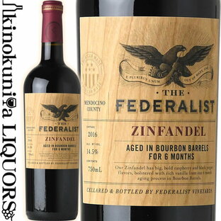 フェデラリスト / バーボンバレル エイジド ジンファンデル [2020] 赤ワイン フルボディ 750ml / アメリカ カリフォルニア メンドシーノ The Federalist Bourbon Barrel-Aged Zinfandelの画像