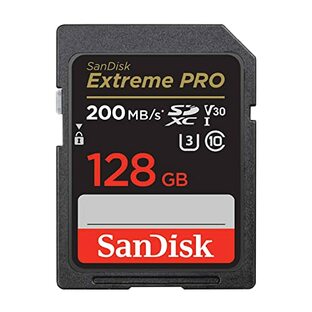 【 サンディスク 正規品 】 SDカード 128GB SDXC Class10 UHS-I V30 読取最大200MB/s SanDisk Extreme PRO SDSDXXD-128G-GHJIN 新パッケージの画像