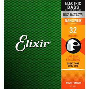 Elixir エリクサー ベースバラ弦 NANOWEB ニッケル 5弦用 Long Scale .130 テーパーワウンドの画像