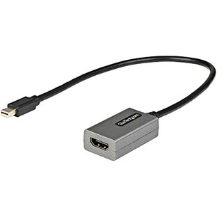 StarTech.com Mini DisplayPort - HDMI ディスプレイ変換アダプタ/ミニディスプレイポート - HDMI ビデオコンバータ/1080p対応/30cm一体型ケーブル MDP2HDEC ブラックの画像