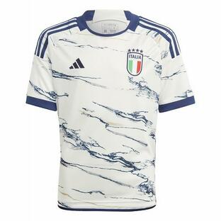 アディダス 2023 KIDS イタリア代表 アウェイ レプリカユニフォーム ジュニア 子供用 サッカー レプリカシャツ 半袖 adidas MIL69-HS9885の画像