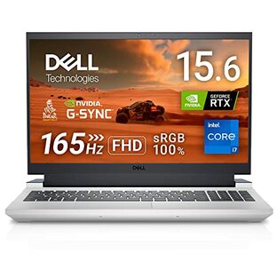 Dell ゲーミングノートパソコン G15 5530 ホワイト Windows11(Intel 第13世代 Core i7-13650HX, 16GB, 512GB SSD, RTX4050, 15インチFHD)NG8E5A-DNLWの画像
