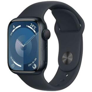 Apple Watch Series 9 GPS 45mm アルミニウムケース スポーツバンド S/Mの画像