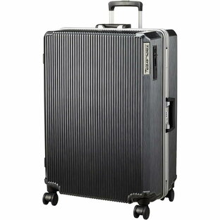 A.L.I スーツケース ハードキャリー TRIPLAYER 56L ブラックブラッシュ ALI505028BRH TSAロック 洗える 8～9泊 アルミフレームの画像