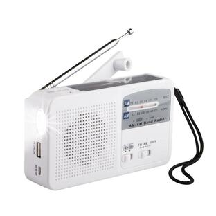 懐中電灯 充電 SOSアラーム付き 多機能防災ラジオの画像