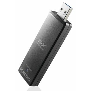 エレコム 無線LANアダプタ Wi-Fi 6E 2402+2402+574 Mbps USB3.0 対応 WDC-XE2402TU3-Bの画像