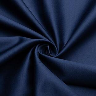 日本紐釦貿易(Nippon Chuko) 綿サテン生地 巾108cm×1m切売カット 紺 YS11063-10-1M 生地 無地生地 綿サテンの画像