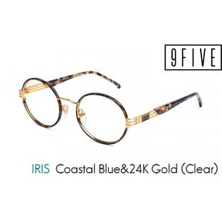 ナインファイブ サングラス 9FIVE アイリス IRIS Coastal Blue & 24K Gold Clear メンズ レディース ユニセックス 国内正規品 正規証明カード付きの画像