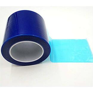 [TradeWind] マスキングテープ 表面保護テープ 養生テープ 養生フィルム 保護フィルム 塗装テープ 金属加工 車塗装(ブルー 幅10cm 長の画像