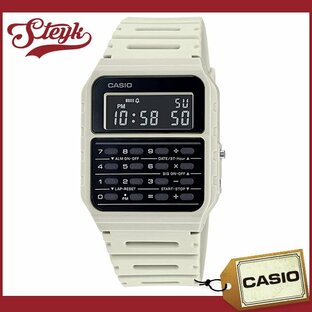 26日23:59までポイントUP! CASIO CA-53WF-8B カシオ 腕時計 デジタル Data Bank データバンク メンズ ブラック ホワイトの画像