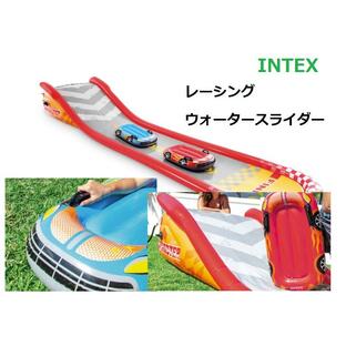 レーシング ウォータースライダー サーフライダー2個付き 水遊び ウォーターパーク Intex Racing Fun Slideの画像