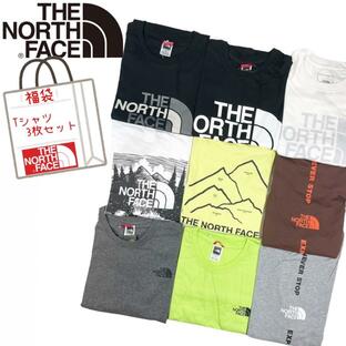 ザ ノースフェイス The North Face 福袋 Tシャツ ３枚セット メンズ 3点 半袖 お楽しみ袋 ブランド THE NORTH FACEの画像