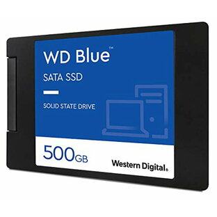 Western Digital ウエスタンデジタル 内蔵SSD 500GB WD Blue PC PS4 換装 2.5インチ WDS500G2B0A-EC 国内正規代理店品の画像