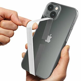 Sinjimoru 伸びるスマホストラップ、 iPhone15 Plus Pro Pro Max iPhone14 13 12 シリーズ スマホケース対応シリコンフィンガーホルダー、薄型ワイヤレス充電対応スマホホルダー、片手操作、落下防止スマホベルトグの画像