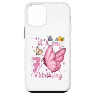 iPhone 14 蝶 誕生日 女の子 プリンセス 7歳の誕生日 蝶々 スマホケースの画像
