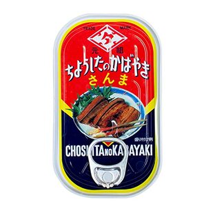 田原缶詰 さんま蒲焼(ちょうしブランド) EO缶 100g ×6個の画像