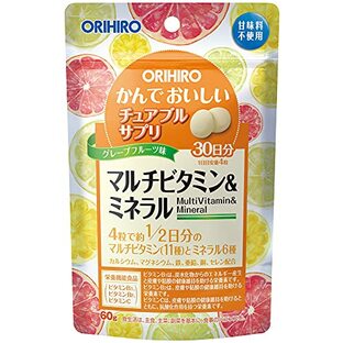 ORIHIRO(オリヒロ) オリヒロ かんでおいしいチュアブルサプリ マルチビタミン&ミネラルの画像